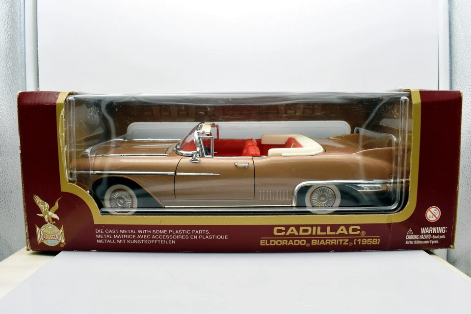 Modellino auto americane scala 1:18 Cadillac eldorad biarritz diecast modellismo - Immagine 2 di 4