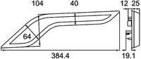 Hella 2SB 013 399-021 Heckleuchte - Shapeline Style Wing - Led - 12/24V -