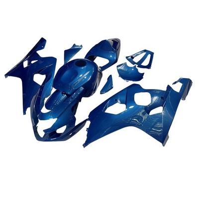 For GSXR600 750 2004 2005 Suzuki Fairings Dark Blue Injection Bodywork Plastics