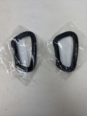 x2 Black Diamond HotForge Straight Gate Carabiner