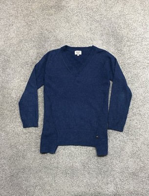Khujo women sweater size M blue v neck original