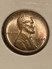 1940 P Lincoln Wheat Cent BU #2068