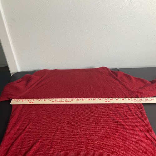 Coldwater Creek Red Cowl Neck Sweater Women's 1X Wool Blend Relaxed Fit - Bild 13 von 14
