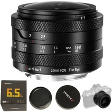 AstrHori 6.5mm F2.0 APS-C Ultra-Wide Angle Fisheye Lens for Nikon Z Mount Camera