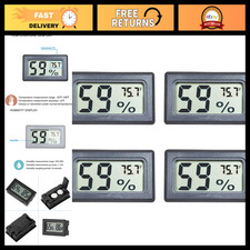 4-Pack Mini Digital Indoor Temperature & Humi...