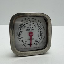 Springfield Vtg Candy Deep Fry Thermometer Cooking Kitchen Made USA