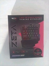 Neu im Karton Rot 5 Gaming Leuchten Einhand Gaming Tastatur