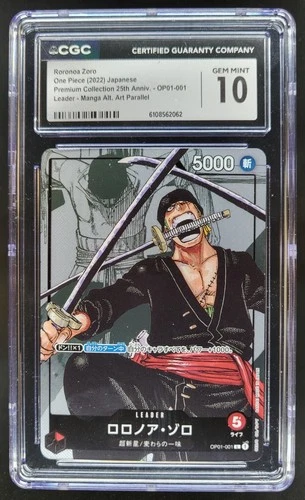 Roronoa Zoro 2022 Roronoa Zoro #OP01-001 Alt Art