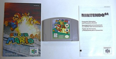 Super Mario 64 (Nintendo 64, 1999) + EXTRAS
