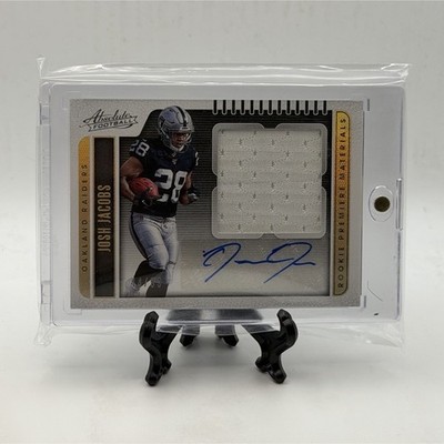 Panini 2019 Absolute Josh Jacobs RC Premiere Materials RPA #224 Raiders 44/99 