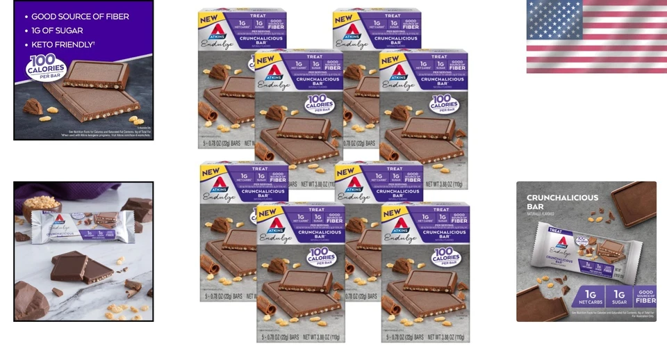 Barra de chocolate Keto Friendly, 1 g de carbohidratos netos, 1 g de azúcar, 5 unidades Foto 2 de 4