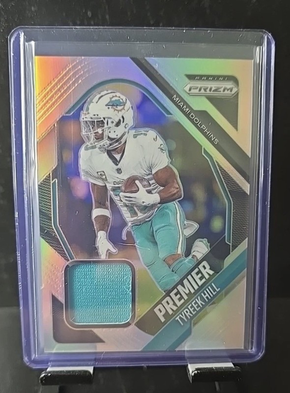 2025 Panini Prizm Tyreek Hill Premier Patch  PJY-THL Dophins