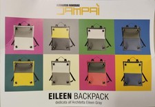 EILEEN ZAINO DAMPAI borsa in PELLE RIGENERATA con pochette -  Arch. Eileen Gray 