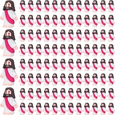 Barydat 200 Pack Mini Jesus Figurines Bulk Tiny Figures Raspberry 