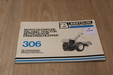 Bertolini Einachsschlepper 306 Bedienungsanleitung 02-4221-4  xb11244