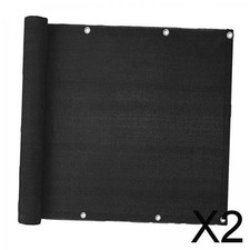 2 Garden Fence Deck Privacy Screen Weather Resistant for