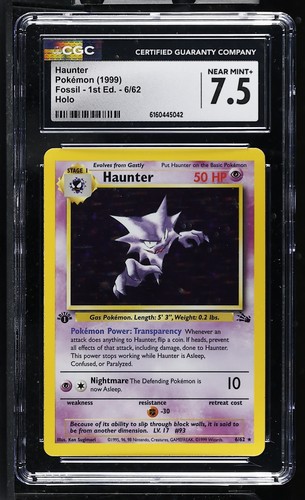 Haunter (1st Edition) graded CGC 7.5 for sale on eBay