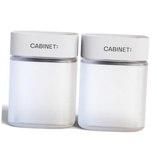 2 Empty Large Bottles White RX Caps