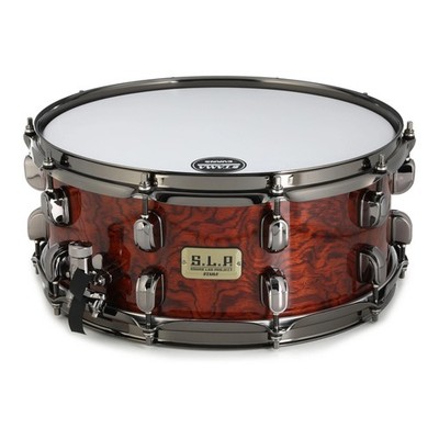 TAMA S.L.P. G-Bubinga 14x6-Inches Snare Drum (Natural Quilted