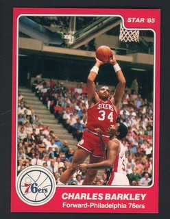 1985 Star Basketball #202 Charles Barkley Philadelphia 76ers RC Rookie HOF