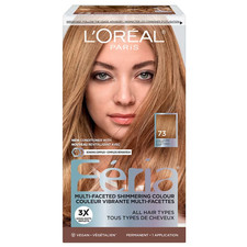 4x L  oreal Paris Feria Dark Golden Blonde 73 3x Highlights Hair Color