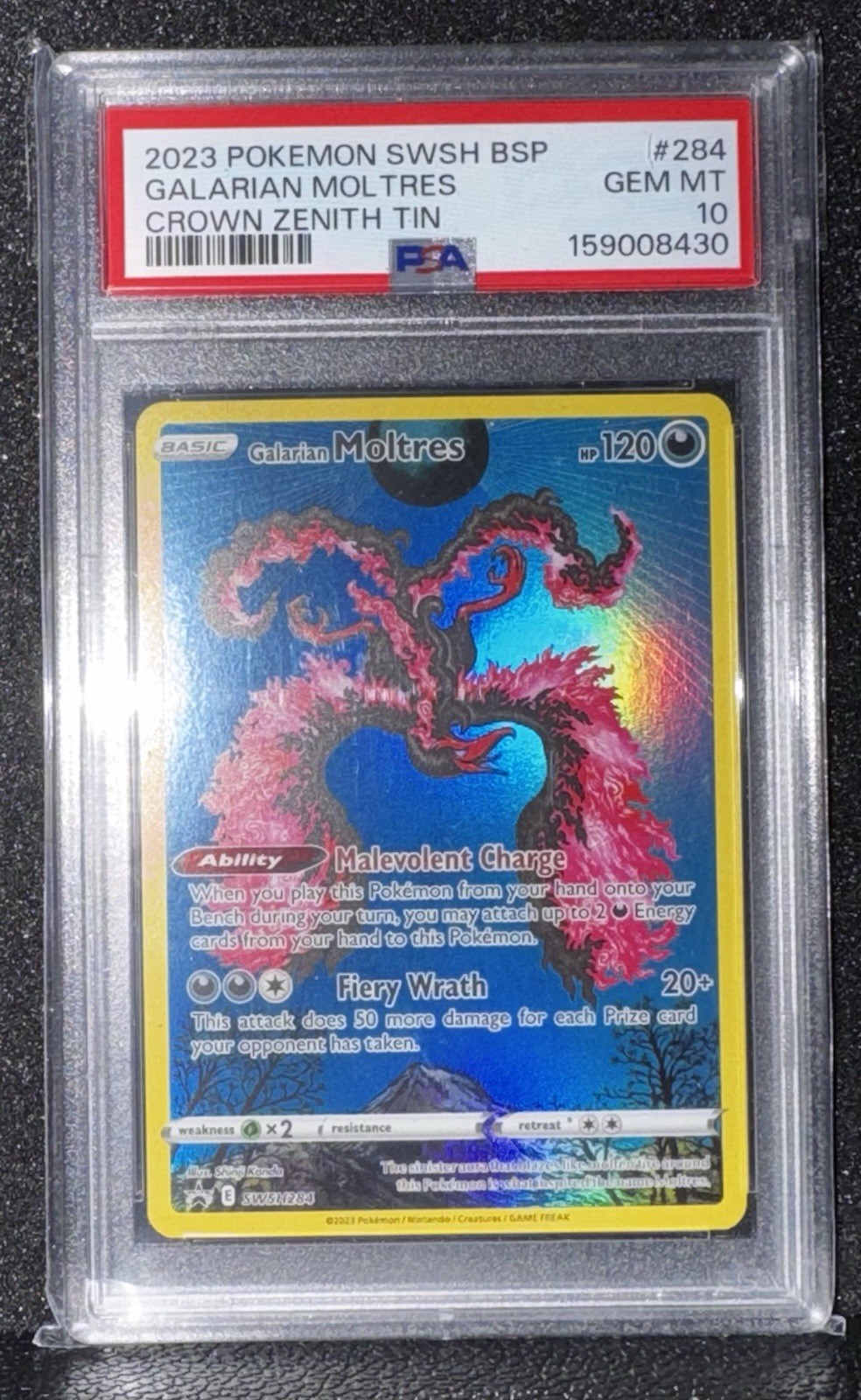 Galarian Moltres SWSH284 SWSH: Sword & Shield Promo Cards Holo