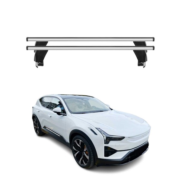 Menabo DachträGer GrundträGer FüR Polestar 2 2020-2026 Alu Grau 2Tlg-image