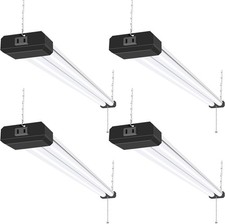 4 Pack 4ft Led Shop Light 4400lm 5000k Daylight Linkable Utility Shop Lights 4 Pack 4ft Led Shop Light 4400lm 5000k Daylight Linkable Utility Shop Lights