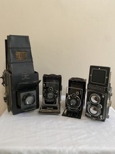 Vintage Box Cameras Rolleiflex, Graflex, Kamera Werkstatten, Rokuoh Sha 