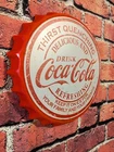 Coca Cola Vintage Retro Style Sign (14") Mancave Garage Bar Patio Home Decor
