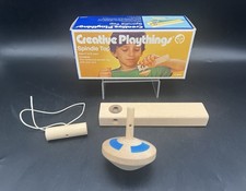 Vintage Creative Playthings Spindle Top Toy With Original Box JP3007
