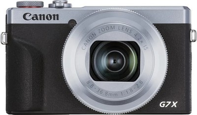 Canon PowerShot G7 X Mark III Digitalkamera Silber 20MP 4K Vlogger YouTube WLAN