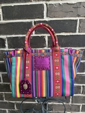 NWT $175 Kurt Geiger SMALL Southbank shopper tote Fuchsia multi