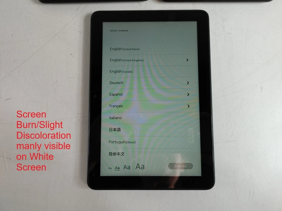 Lot Of 3 Amazon K72LL4 Fire HD 8 " 10th Gen 32GB " Per Parti Solo " - Immagine 2 di 4