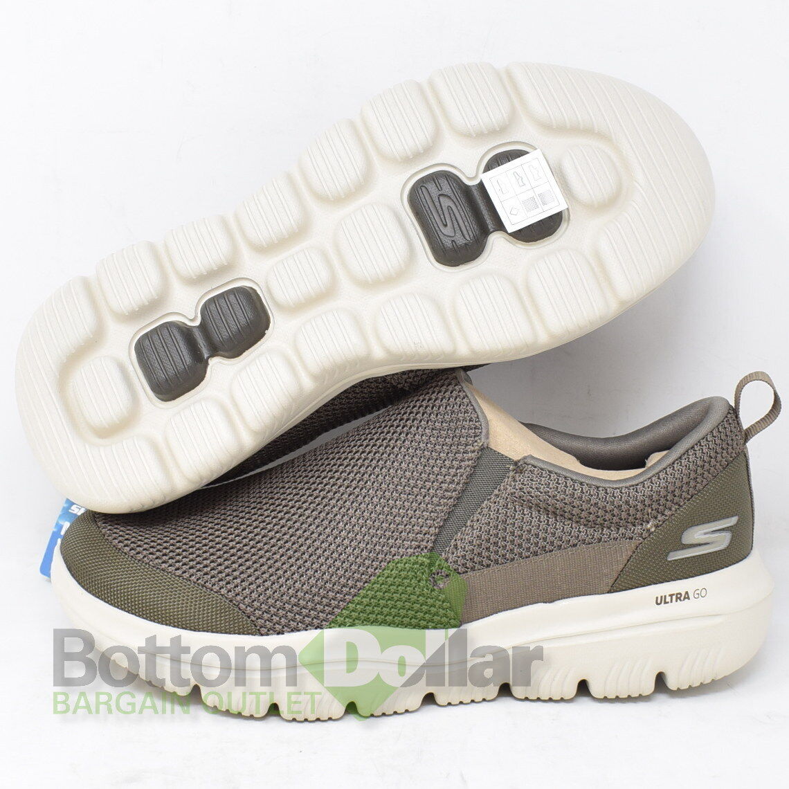 Skechers GOwalk Evolution Ultra -Impeccable Shoes Khaki | eBay
