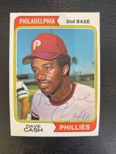 Dave Cash Hand Signed Trading Card