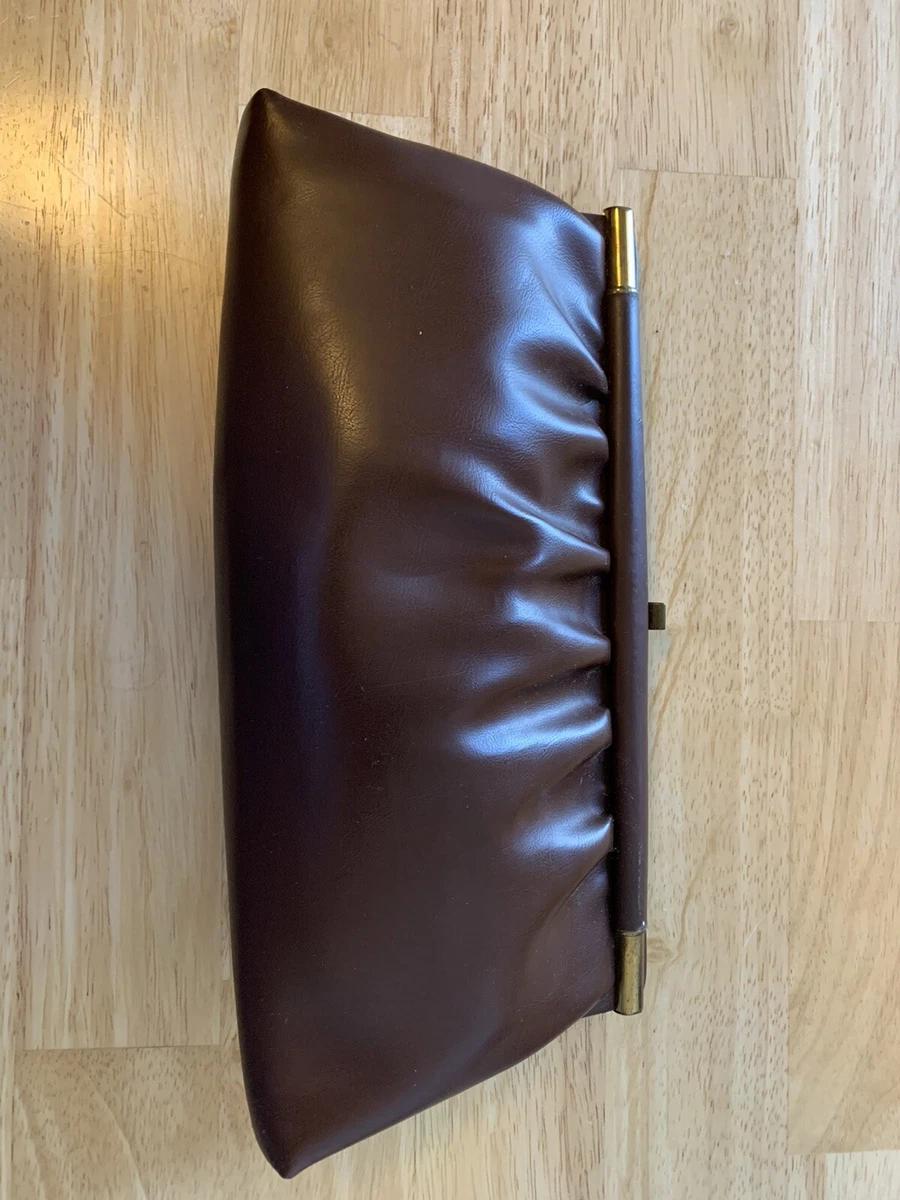 Dark brown clutch Clearance