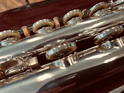 Vintage YAMAHA FLUTE - YFL 211 SL - STERLING LIP PLATE/Emech