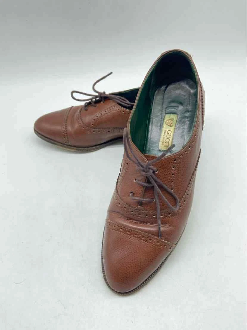 Chaussures plates habillées Gucci marron pointure 38,5 occasion