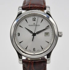 Jaeger-LeCoultre Master Control Date 40mm Steel 147.8.37.S Automatic Leather