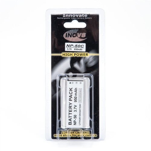 Inov8 Casio NP-50 Ersatz Lithium Digitalkamera Akku 950mAh 3,7 V Li-Ion