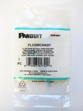 Panduit FLCDMCXAQY Fiber Optic Connector LC Duplex MM OM3/OM4 Aqua