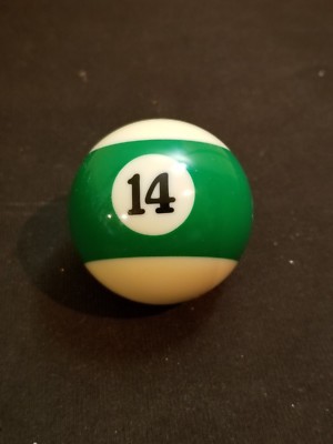 Billiard #14 Ball Standard Size 2-1/4''  Style Cue Replacement / DIY Project