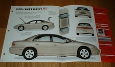 1998 Cadillac Catera Spec Sheet Brochure Photo Info 96 97 98