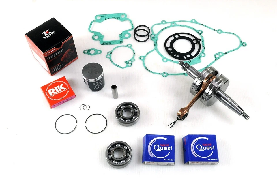 KIT RECONSTRUCCIÓN MOTOR KAWASAKI KX 65 JUNTAS PISTÓN CIGÜEÑAL 2006-2022 Ajuste: KX65 Foto 2 de 4