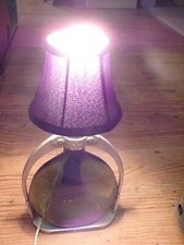 Bouteille publicitaire "l' Armagnac Ducastaing" Transformé en Lampe