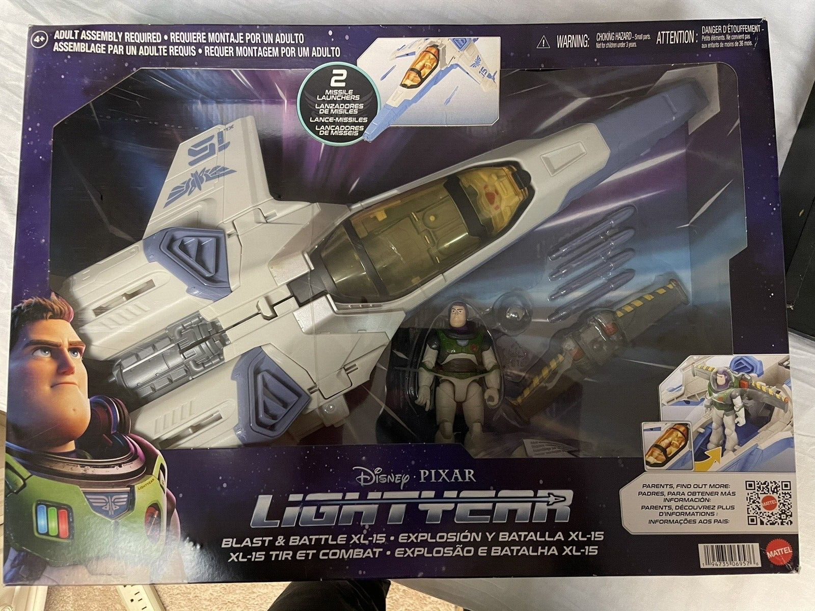 BUZZ LIGHTYEAR Blast & Battle XL-15 Spaceship Mattel - perfect for GI Joe Custom