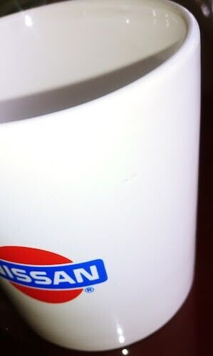 Nissan/Datsun Classic Logo White Ceramic Coffee Mug Tea Cup Was Displayed JDM - Picture 3 of 10