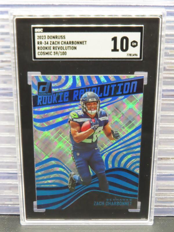 Zach Charbonnet Panini Donruss Rookie Revolution #RR34 Lava