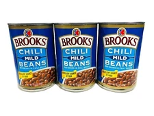 Brooks Mild Chili Beans in Chili Sauce 15.5 oz (3 Pack)